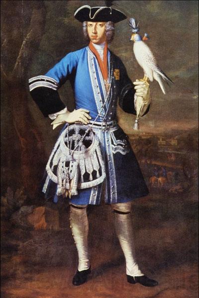 Peter Jakob Horemans Portrait of Clemens August as Falconer Norge oil painting art